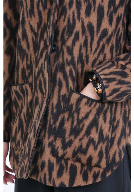 Giaccone in panno con effetto moiré FORTE FORTE | Giacche | 14304MYCOAT3009